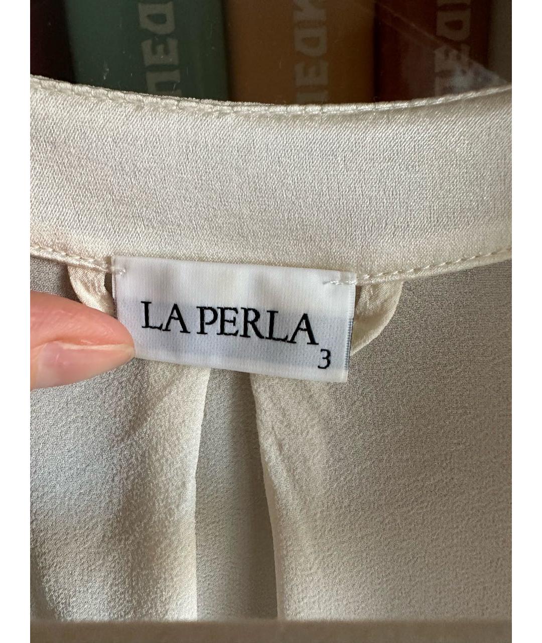 LA PERLA Бежевый халаты, фото 4