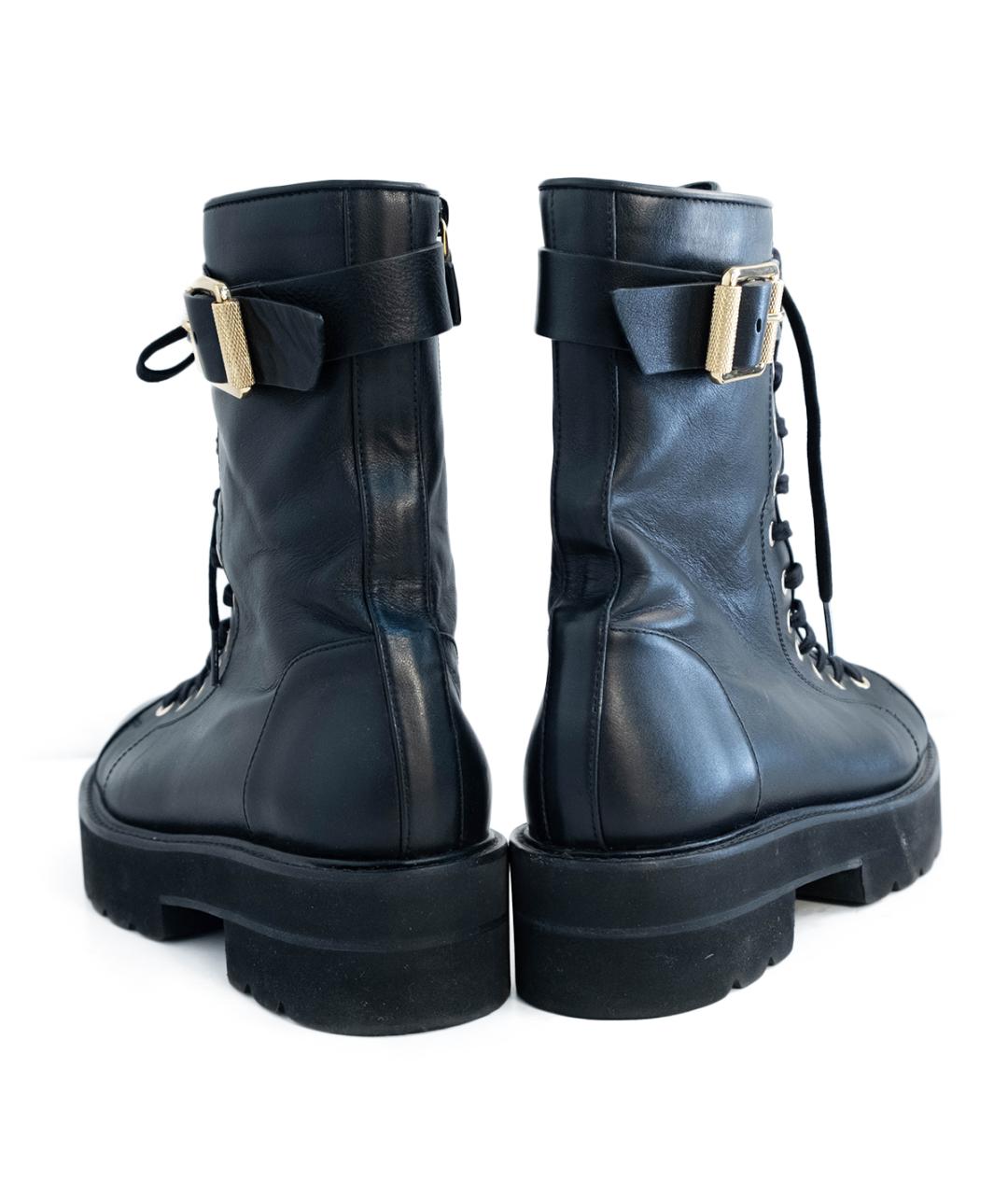 STUART WEITZMAN Черные кожаные ботинки, фото 5