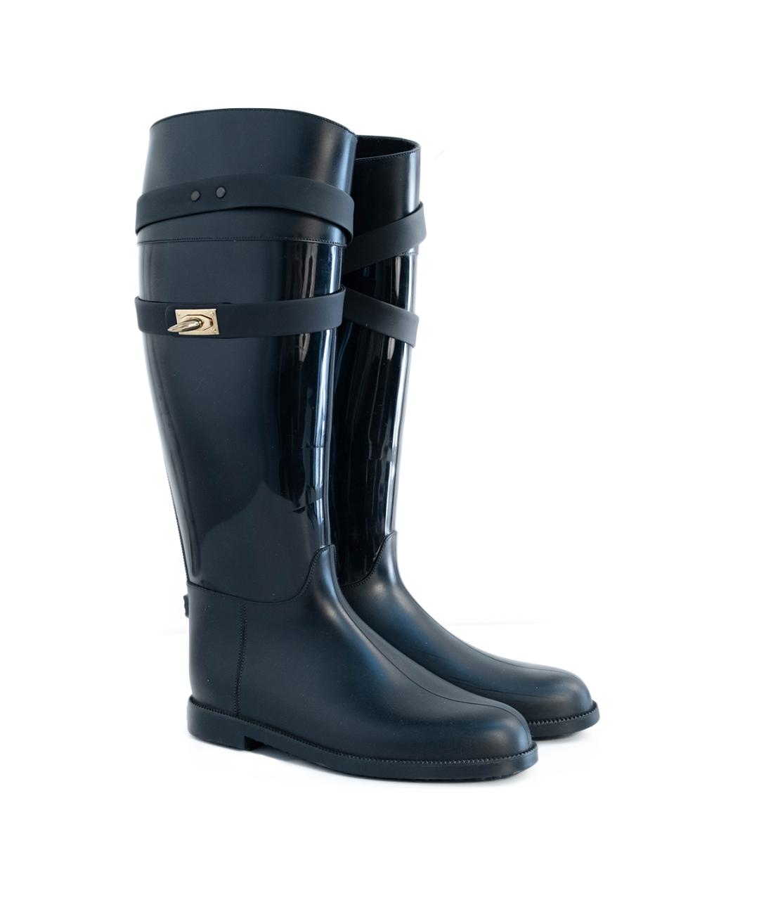 GIVENCHY Черные резиновые сапоги, фото 2