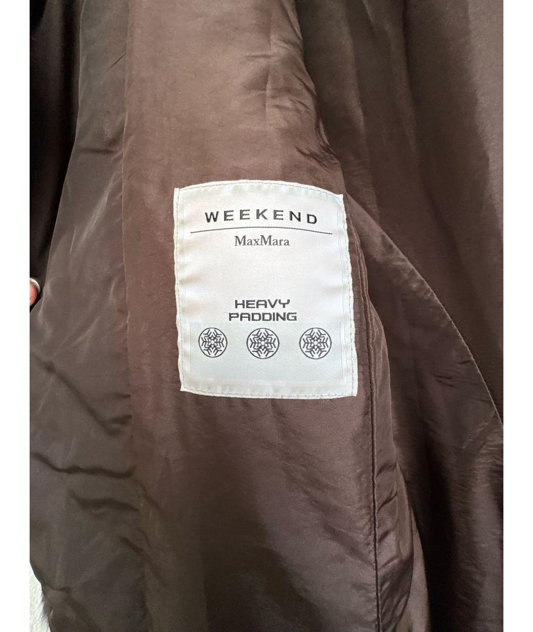 WEEKEND MAX MARA Коричневое пальто, фото 5