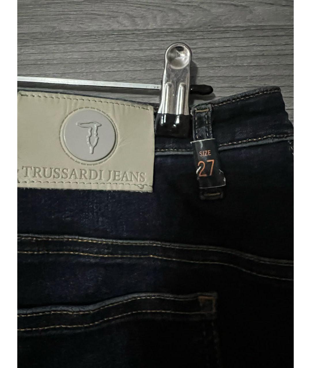 TRUSSARDI JEANS Хлопко-эластановые джинсы слим, фото 8