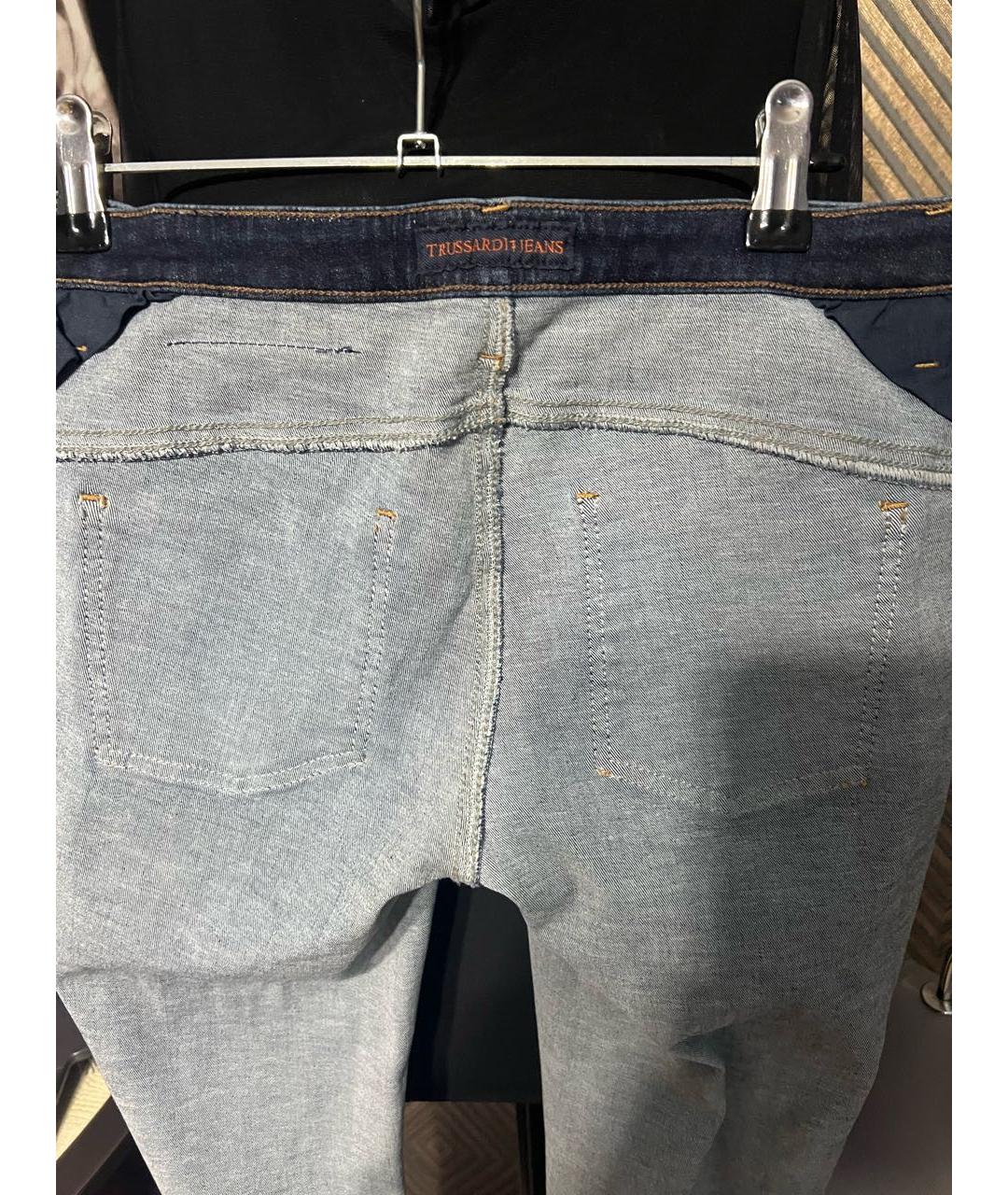 TRUSSARDI JEANS Хлопко-эластановые джинсы слим, фото 3