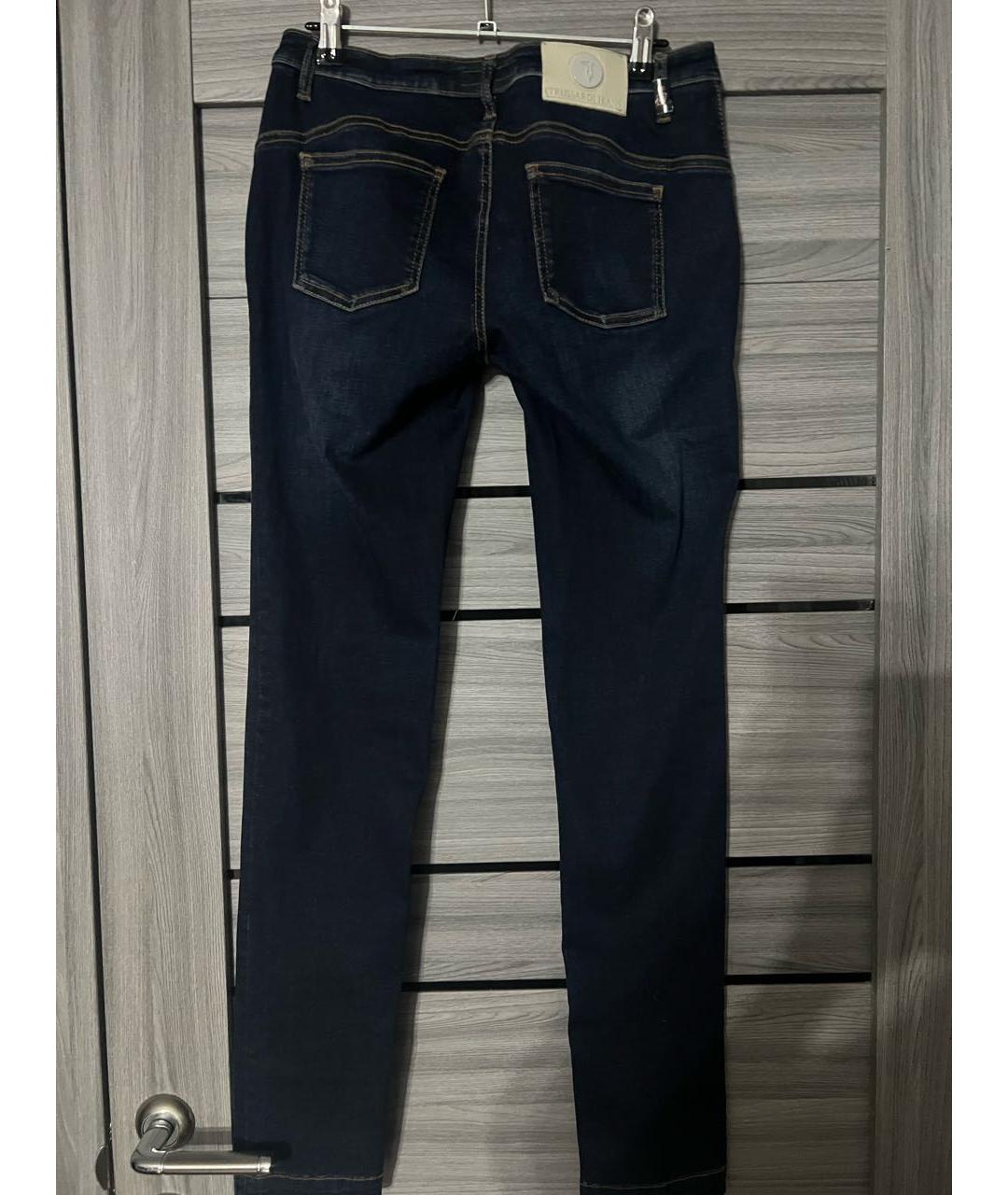 TRUSSARDI JEANS Хлопко-эластановые джинсы слим, фото 2