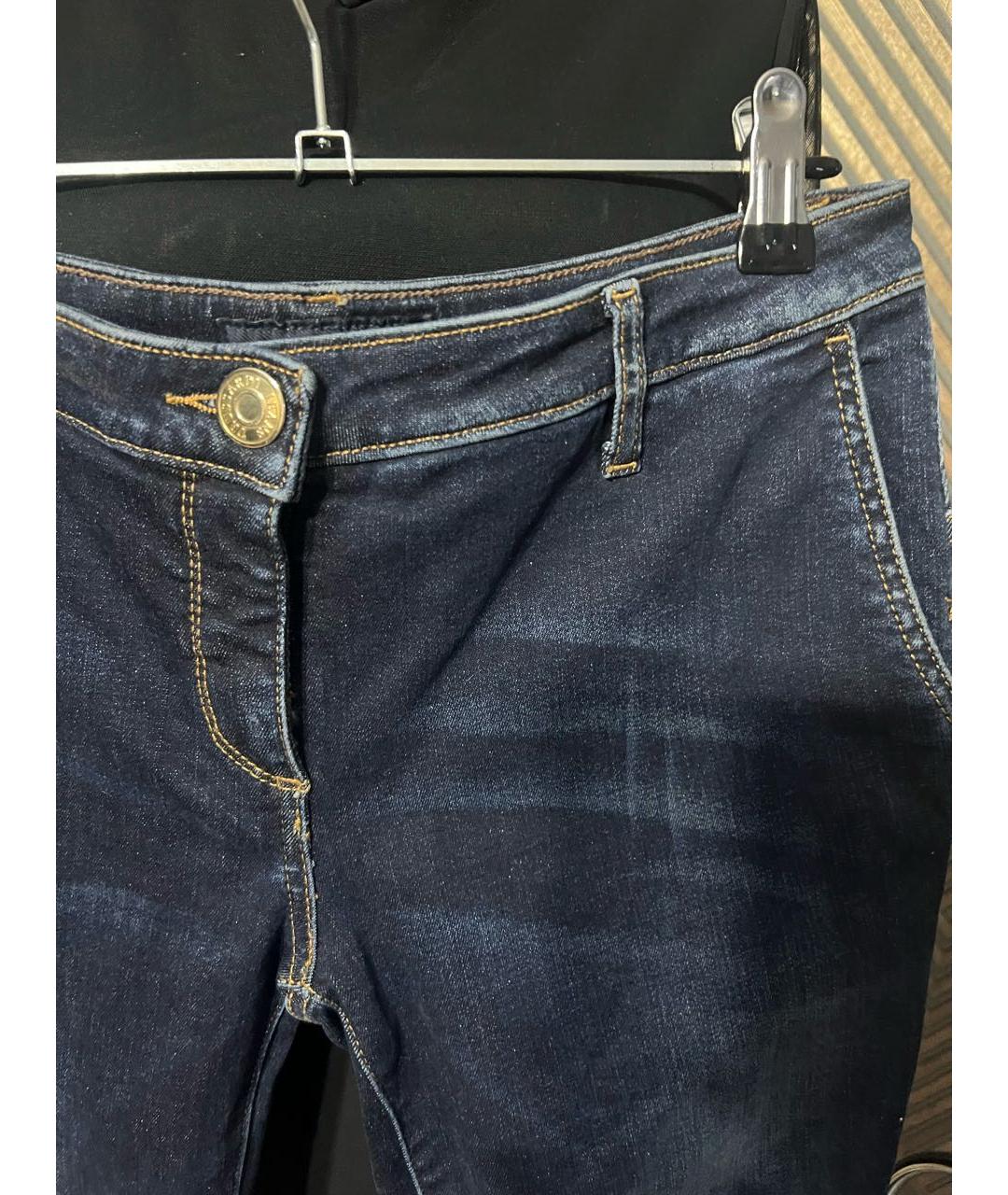 TRUSSARDI JEANS Хлопко-эластановые джинсы слим, фото 4