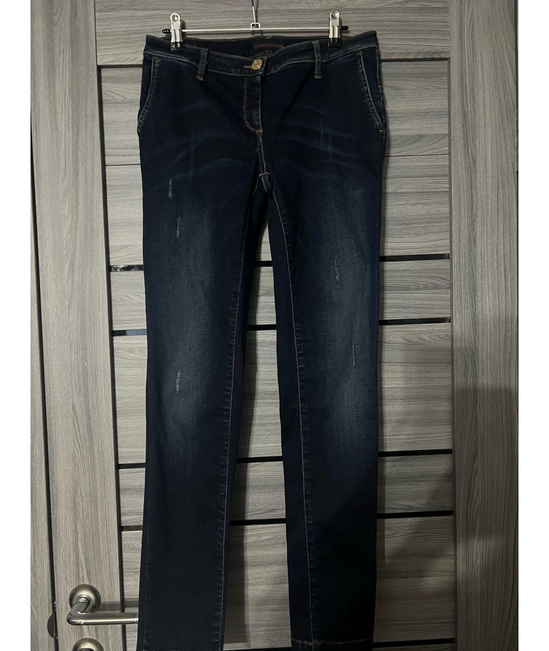 TRUSSARDI JEANS Хлопко-эластановые джинсы слим, фото 9