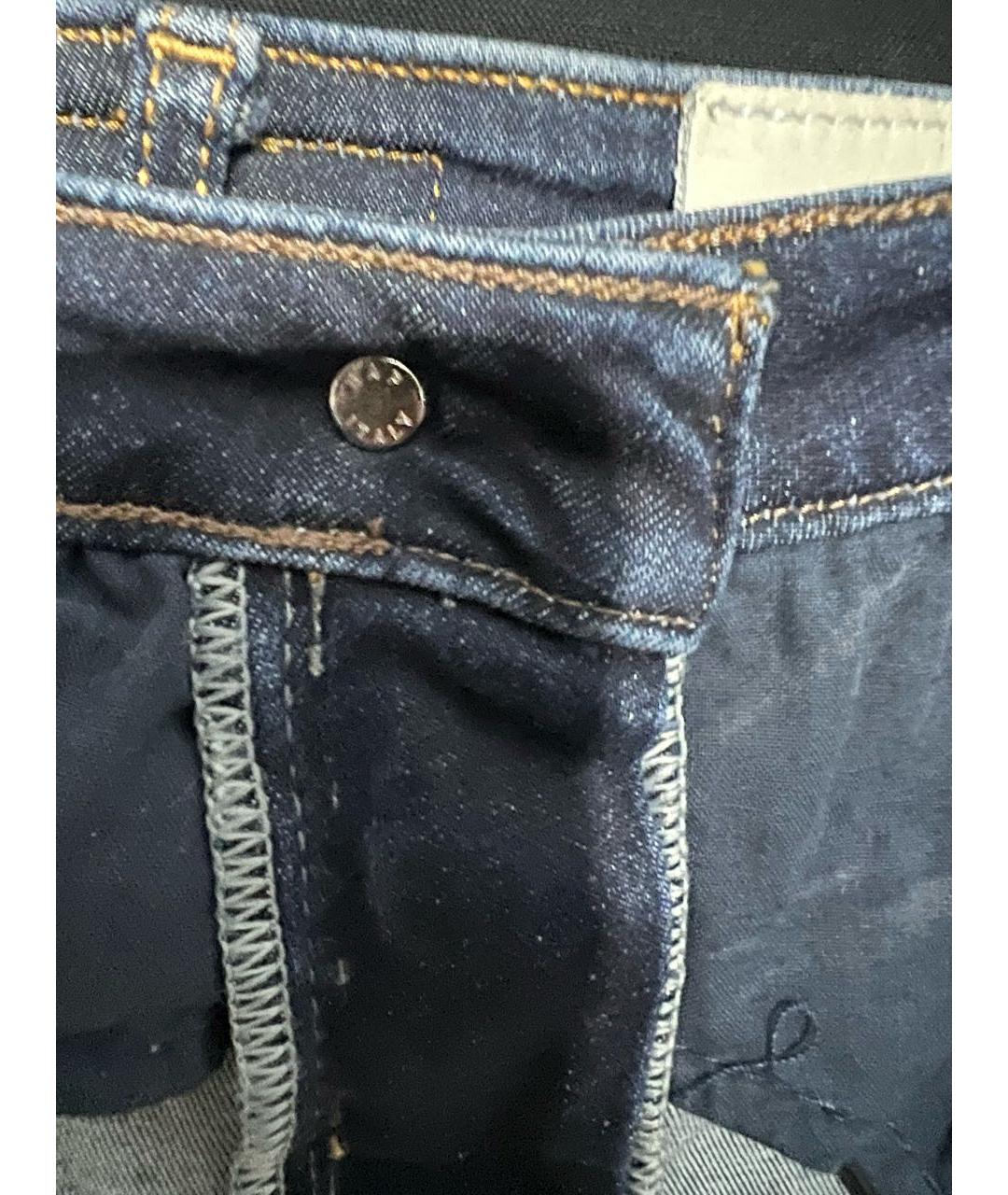 TRUSSARDI JEANS Хлопко-эластановые джинсы слим, фото 5
