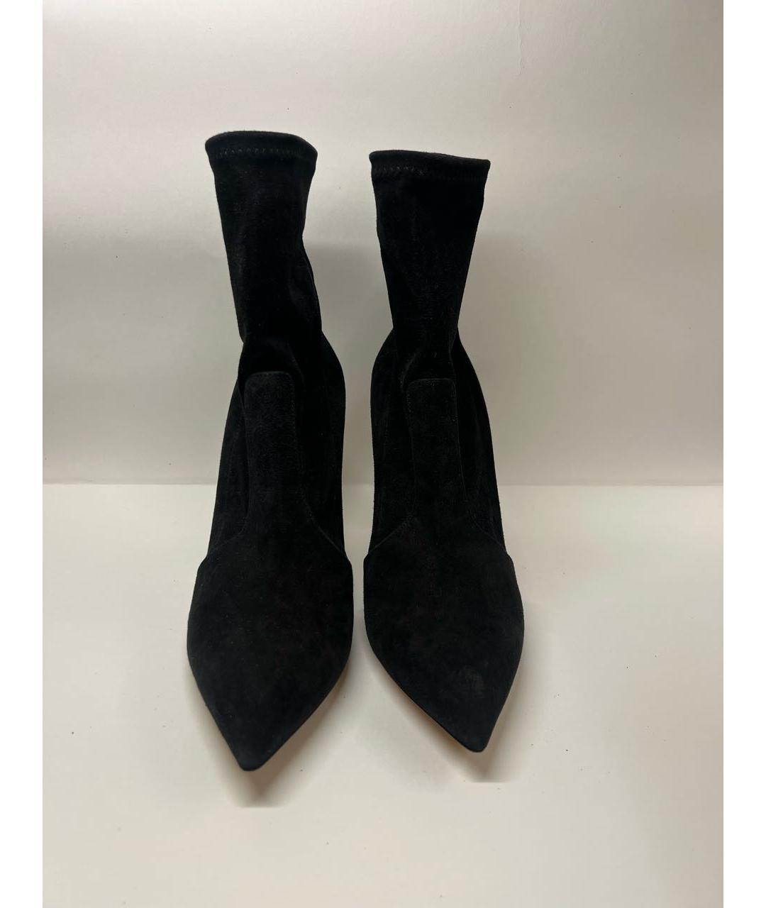CASADEI Черные замшевые ботильоны, фото 2