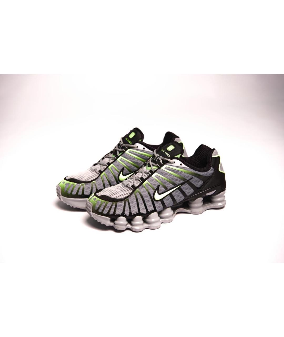 NIKE Серые текстильные низкие кроссовки / кеды, фото 2