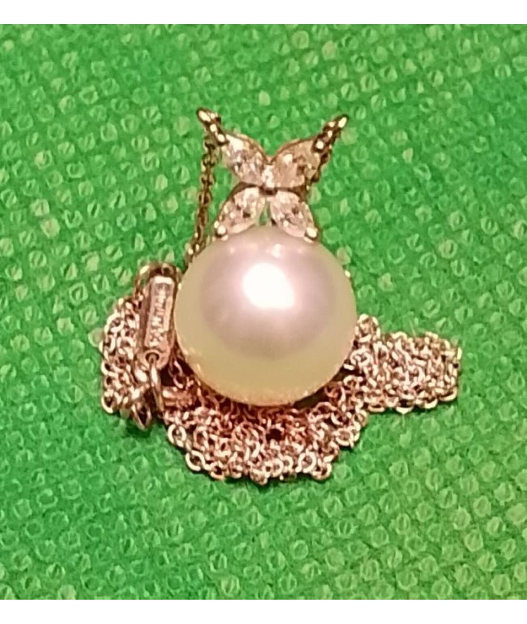 TIFFANY&CO Белая жемчужная подвеска, фото 3