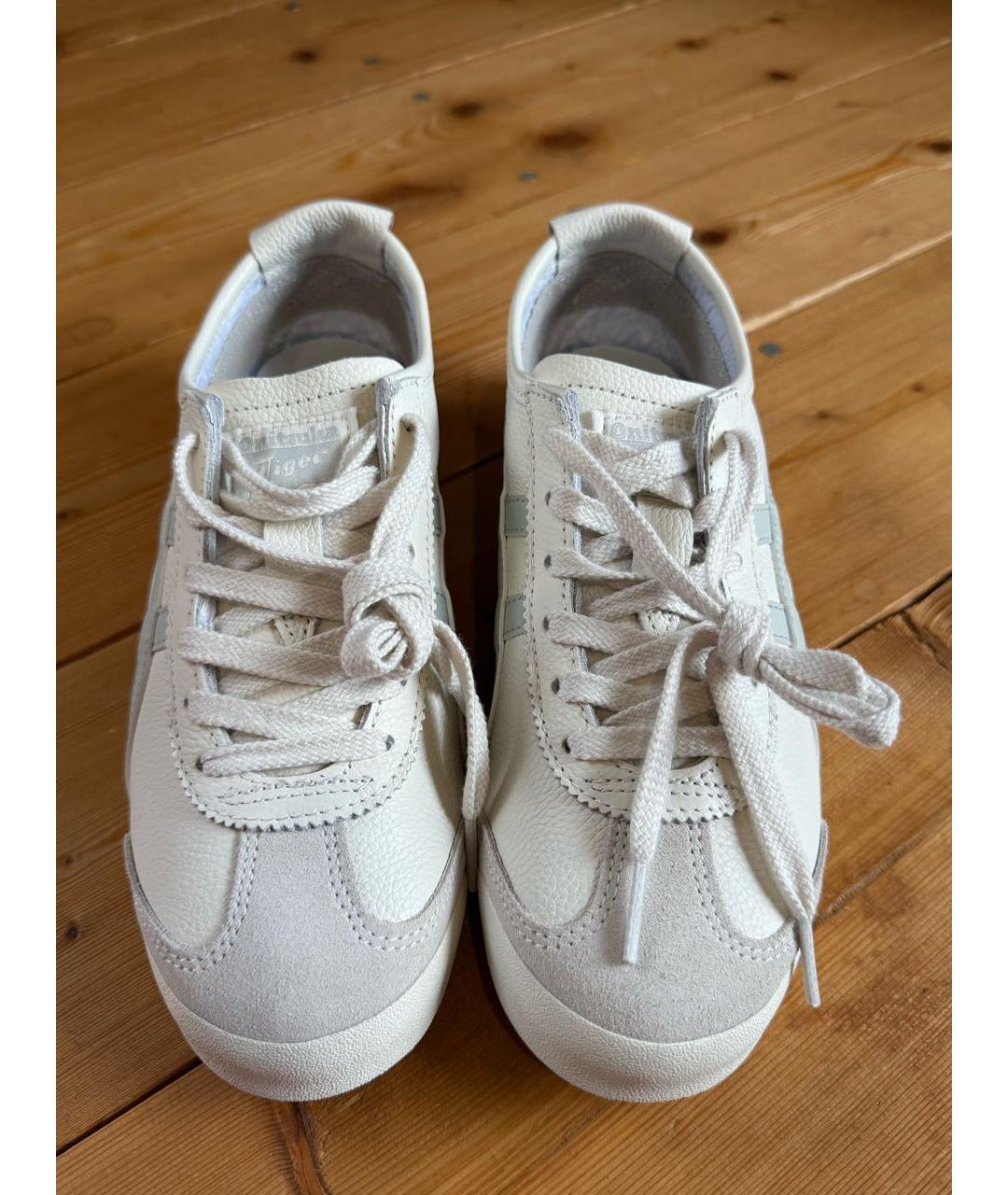 ONITSUKA TIGER Белые кожаные кеды, фото 2
