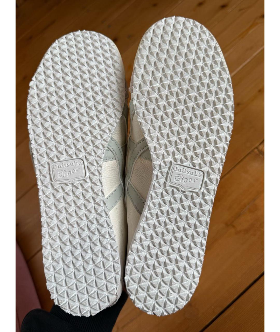 ONITSUKA TIGER Белые кожаные кеды, фото 4
