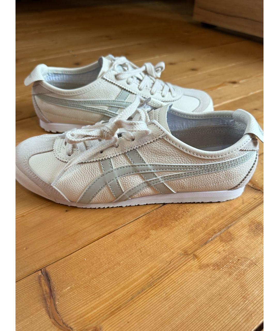 ONITSUKA TIGER Белые кожаные кеды, фото 6