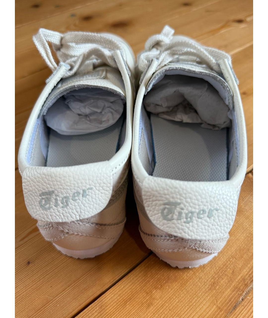 ONITSUKA TIGER Белые кожаные кеды, фото 3