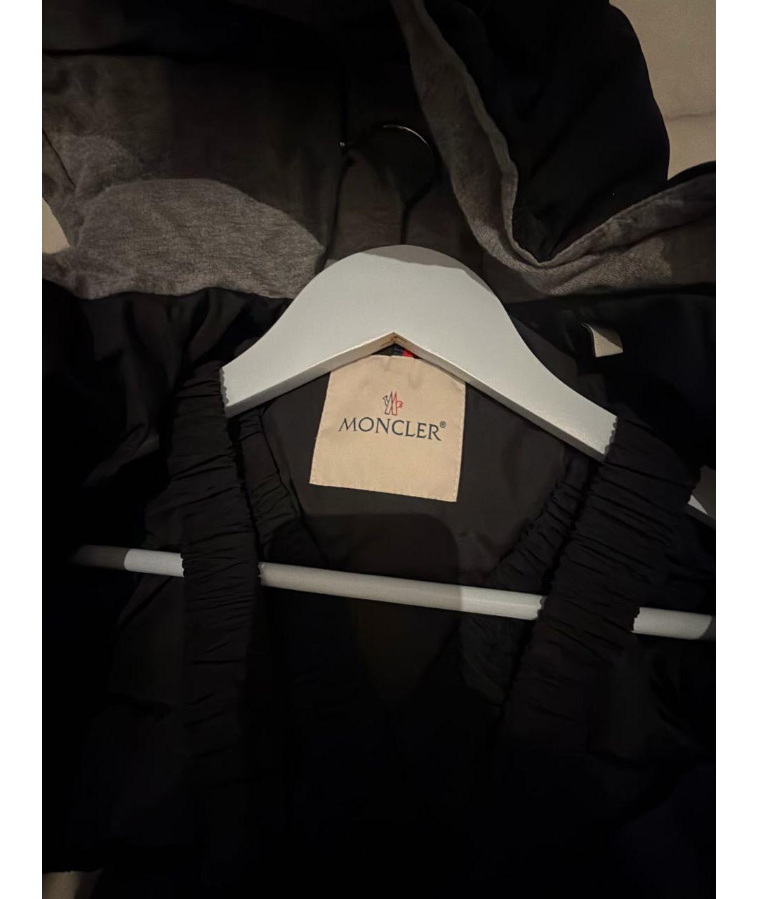 MONCLER KIDS Черный полиэстеровый комплект, фото 3