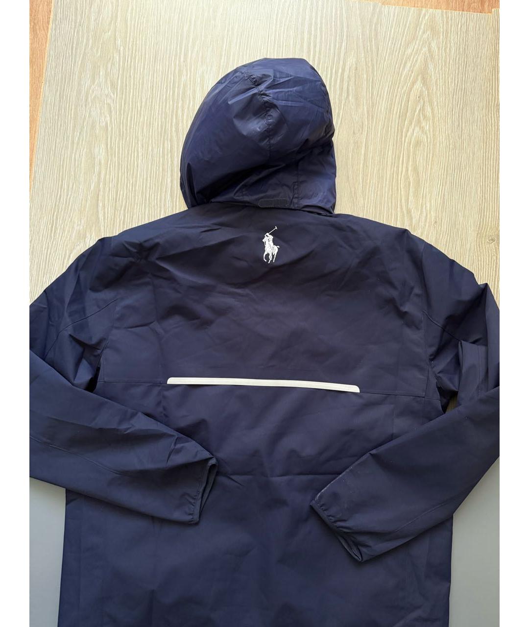 POLO RALPH LAUREN Темно-синяя полиэстеровая куртка, фото 8