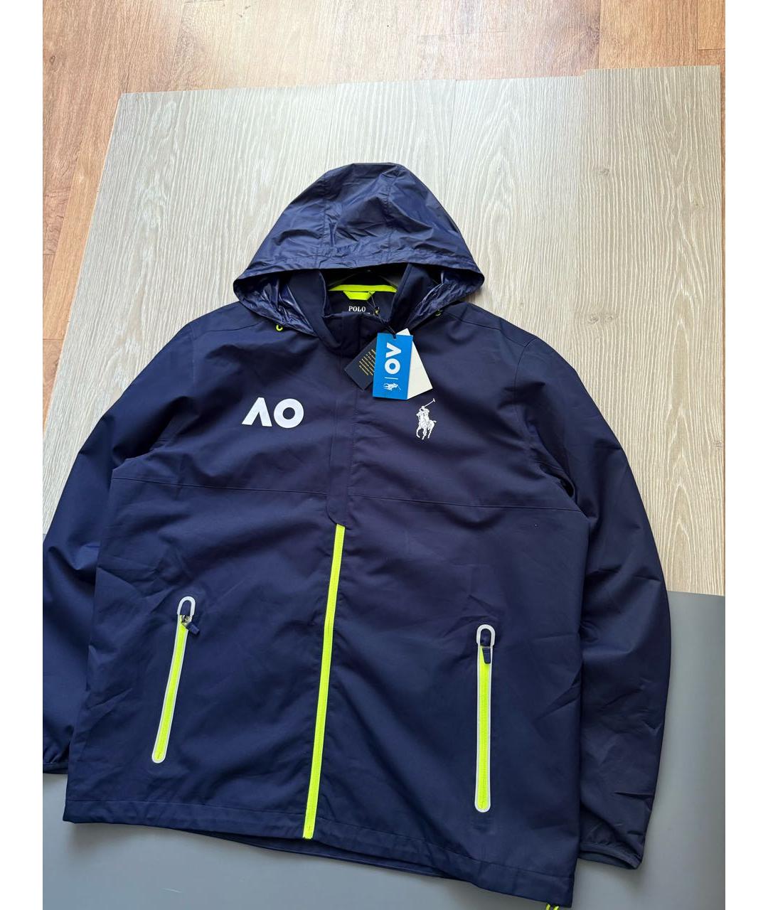 POLO RALPH LAUREN Темно-синяя полиэстеровая куртка, фото 2