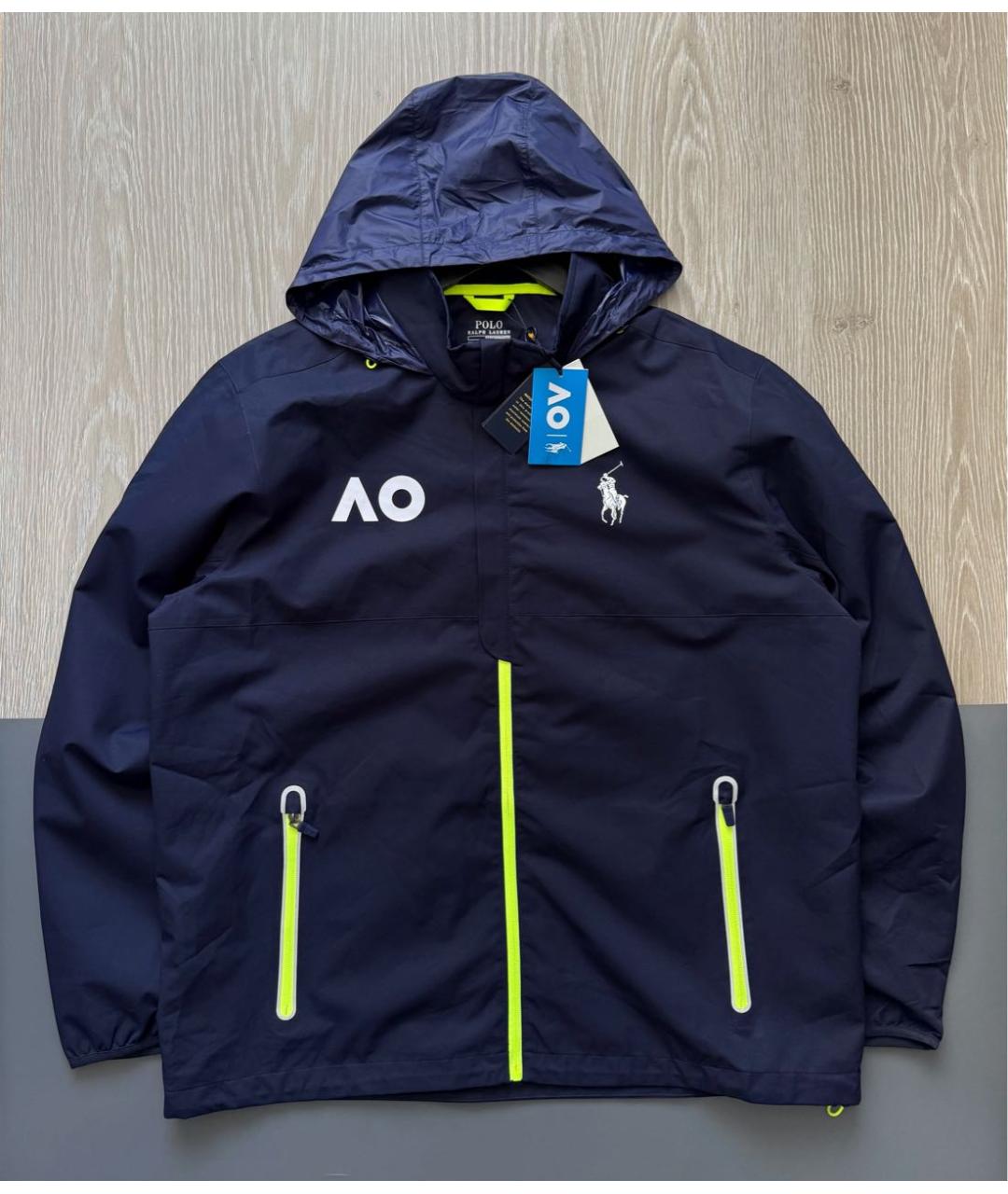 POLO RALPH LAUREN Темно-синяя полиэстеровая куртка, фото 9