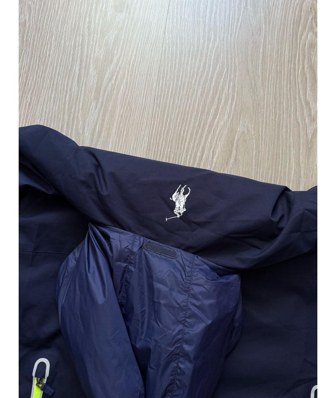 POLO RALPH LAUREN Темно-синяя полиэстеровая куртка, фото 4