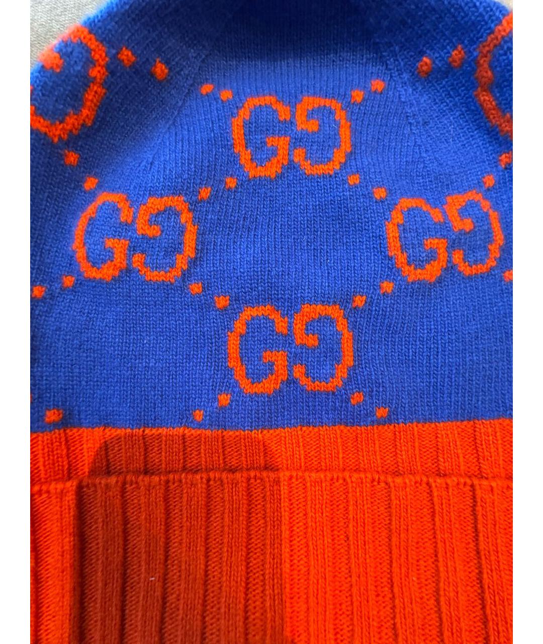 GUCCI Мульти шерстяная шапка, фото 3