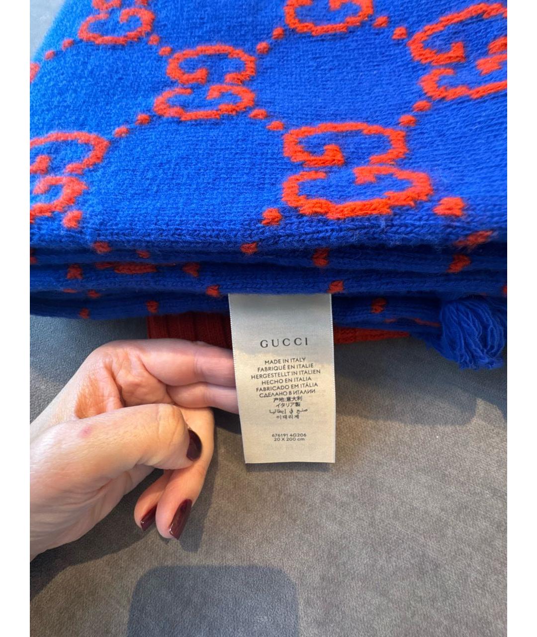 GUCCI Мульти шерстяная шапка, фото 4