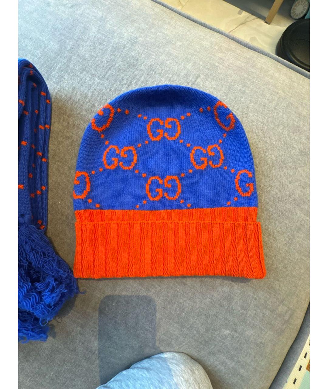 GUCCI Мульти шерстяная шапка, фото 2