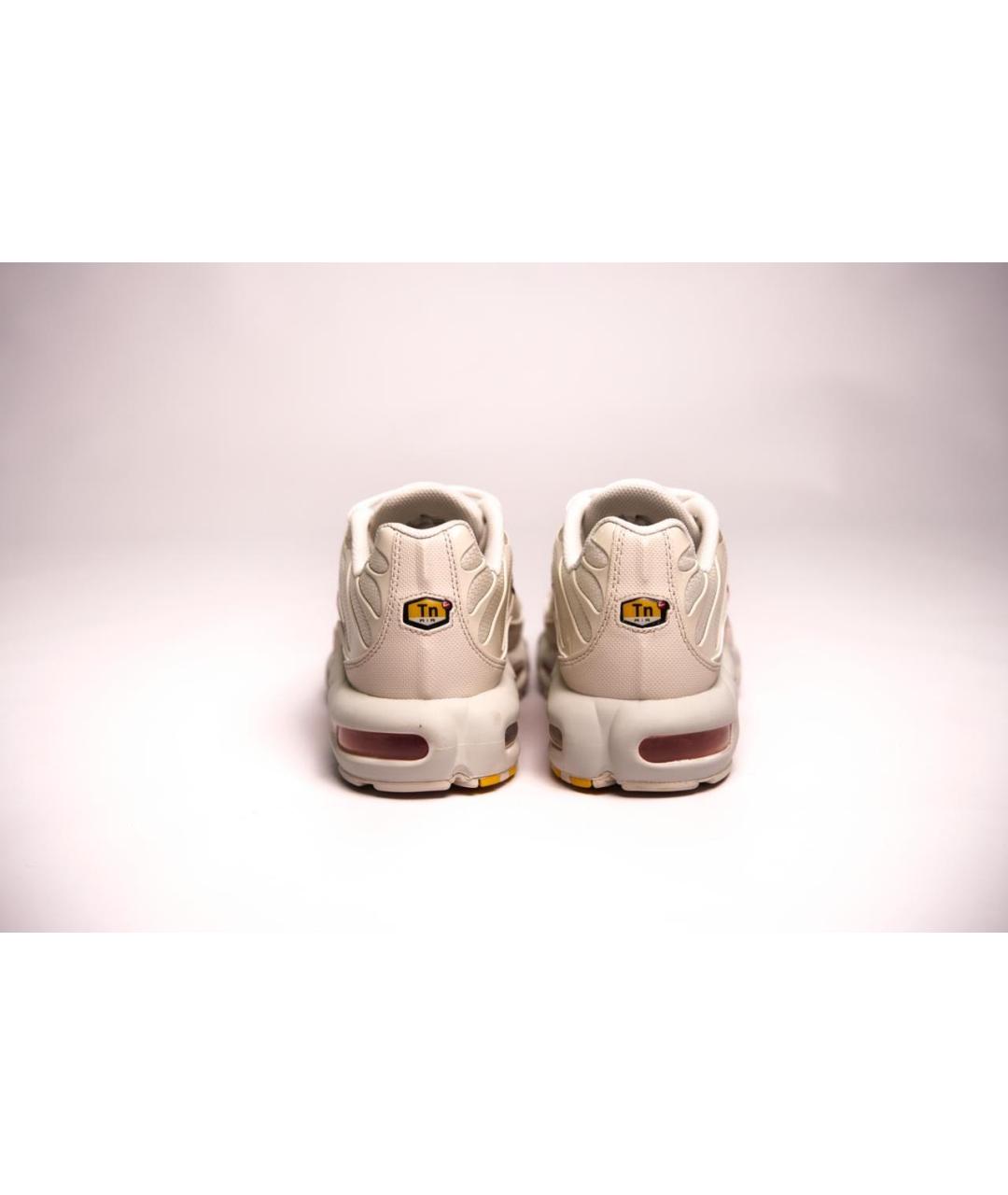 NIKE Белые текстильные низкие кроссовки / кеды, фото 4