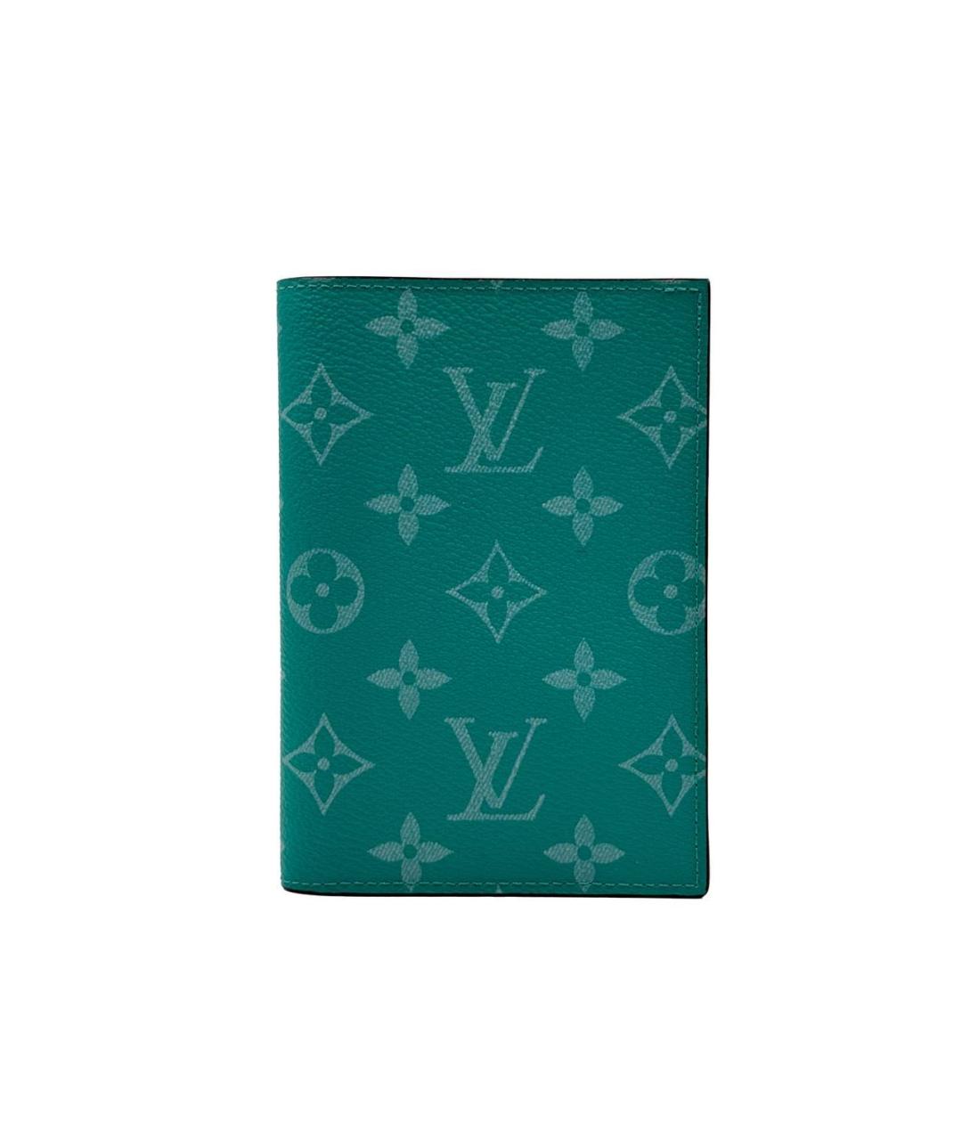 LOUIS VUITTON Бирюзовая визитница, фото 1