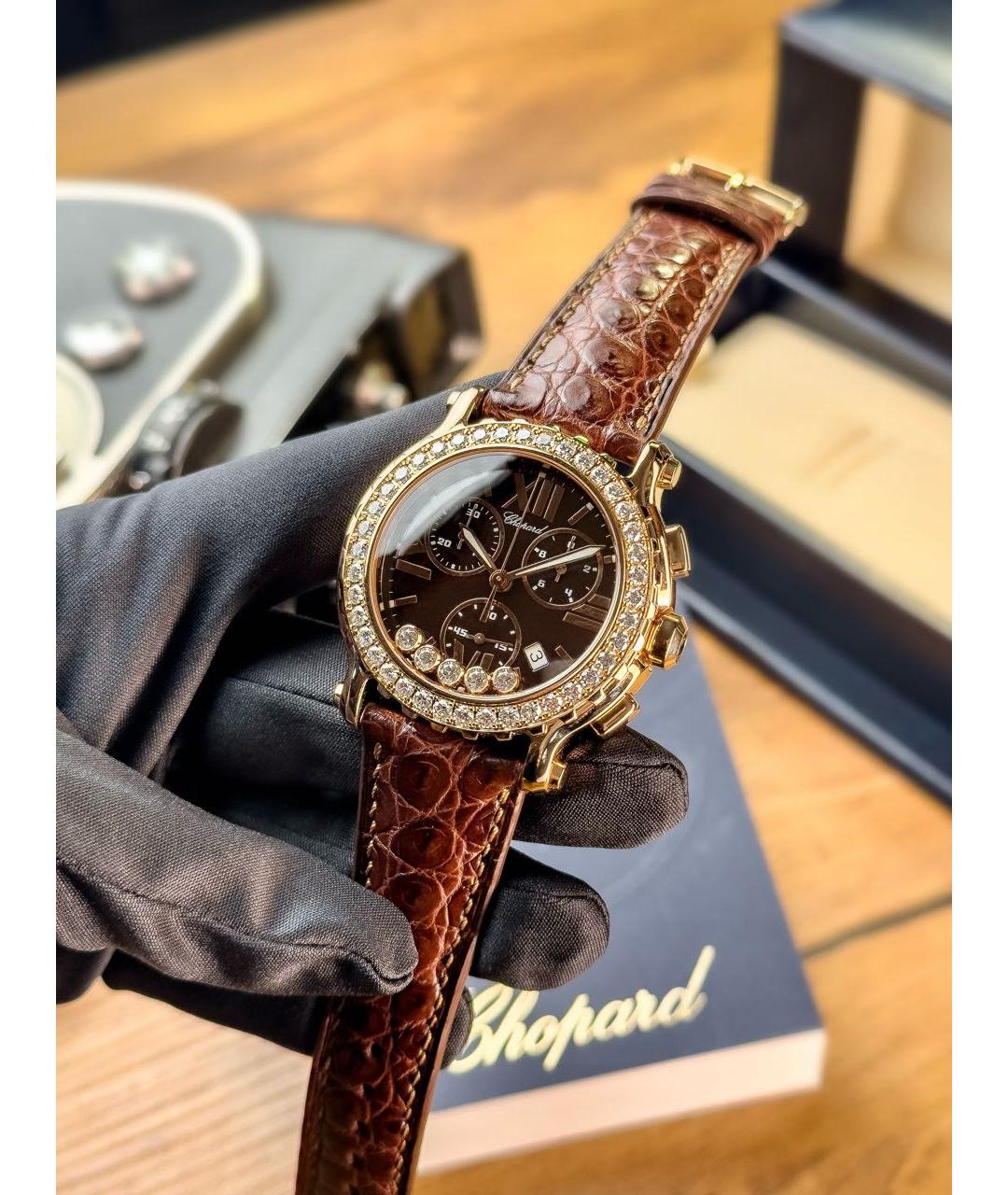 CHOPARD Золотые часы из розового золота, фото 5