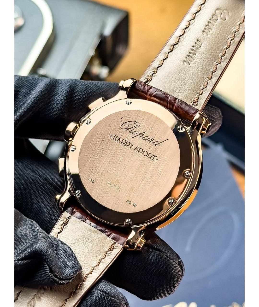 CHOPARD Золотые часы из розового золота, фото 3