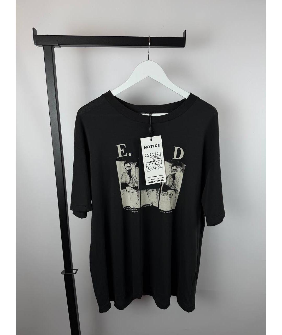 Enfants Riches Déprimés Черная хлопковая футболка, фото 4
