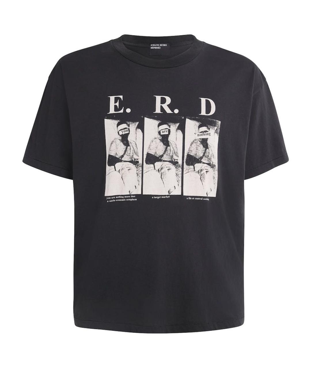 Enfants Riches Déprimés Черная хлопковая футболка, фото 1