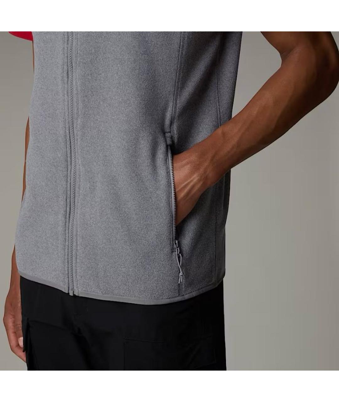 THE NORTH FACE Серый полиэстеровый жилет, фото 2