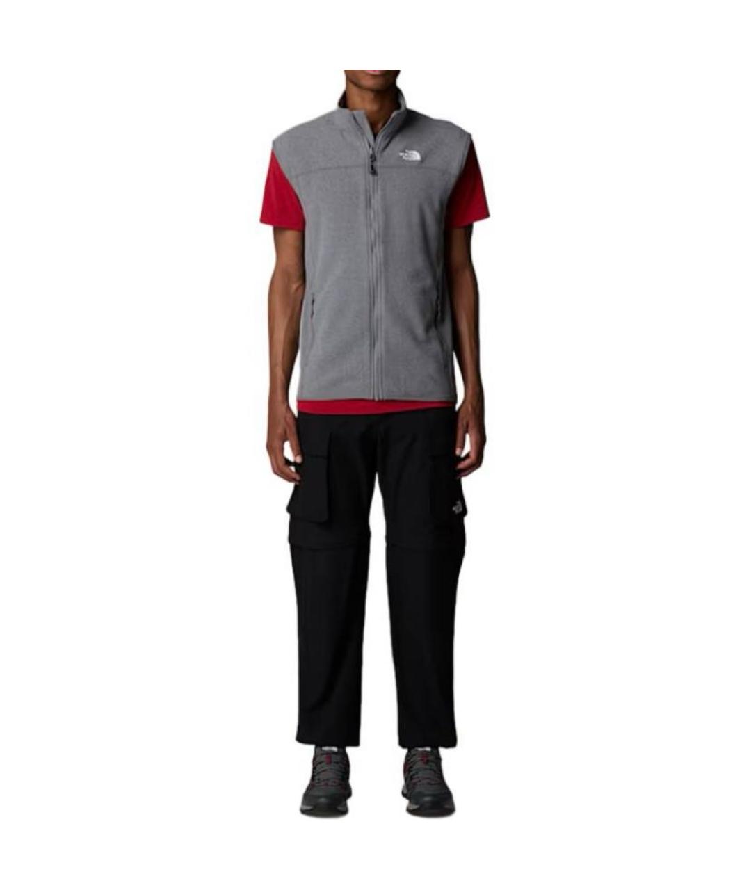 THE NORTH FACE Серый полиэстеровый жилет, фото 4