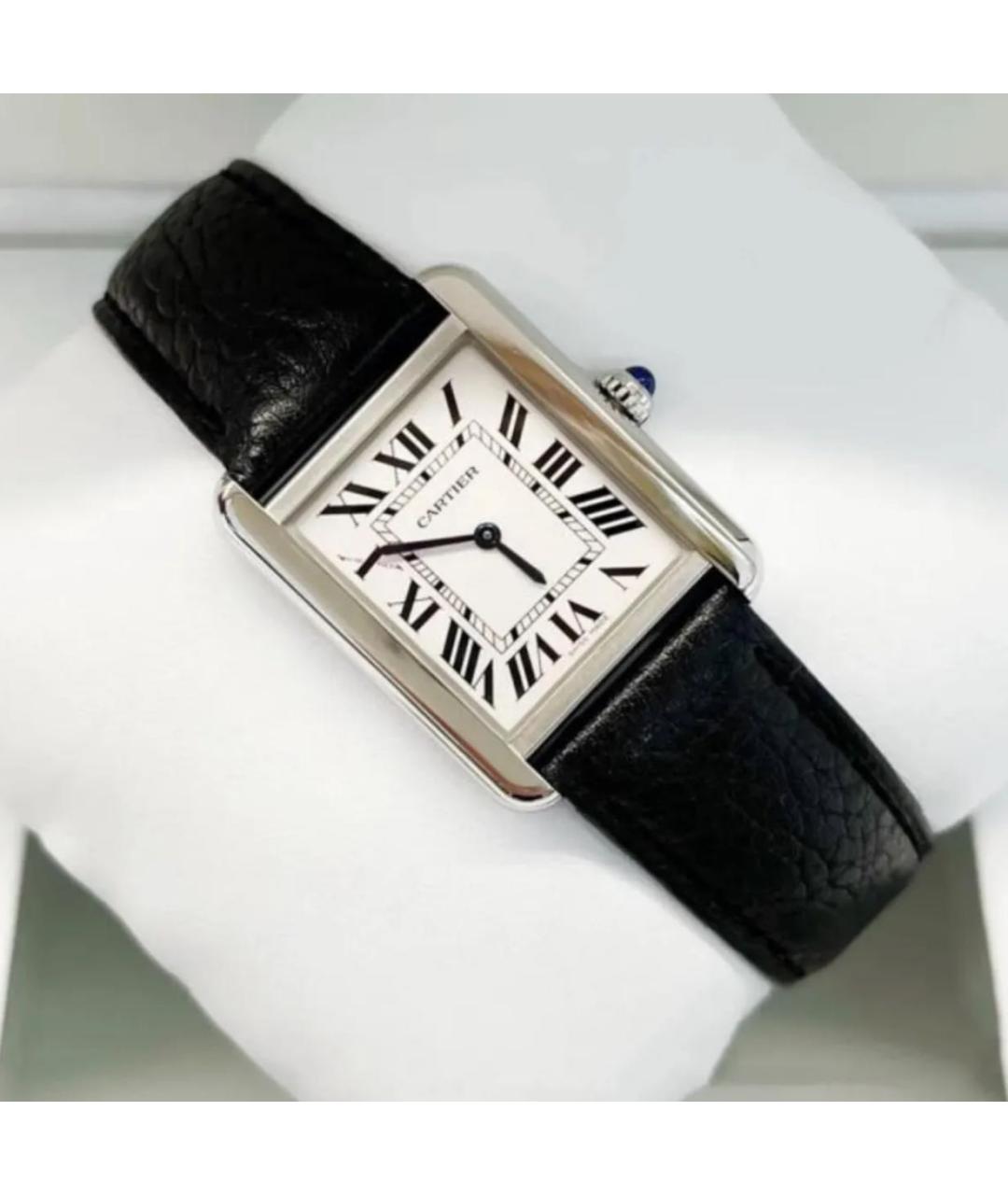 CARTIER Серебряные часы, фото 5