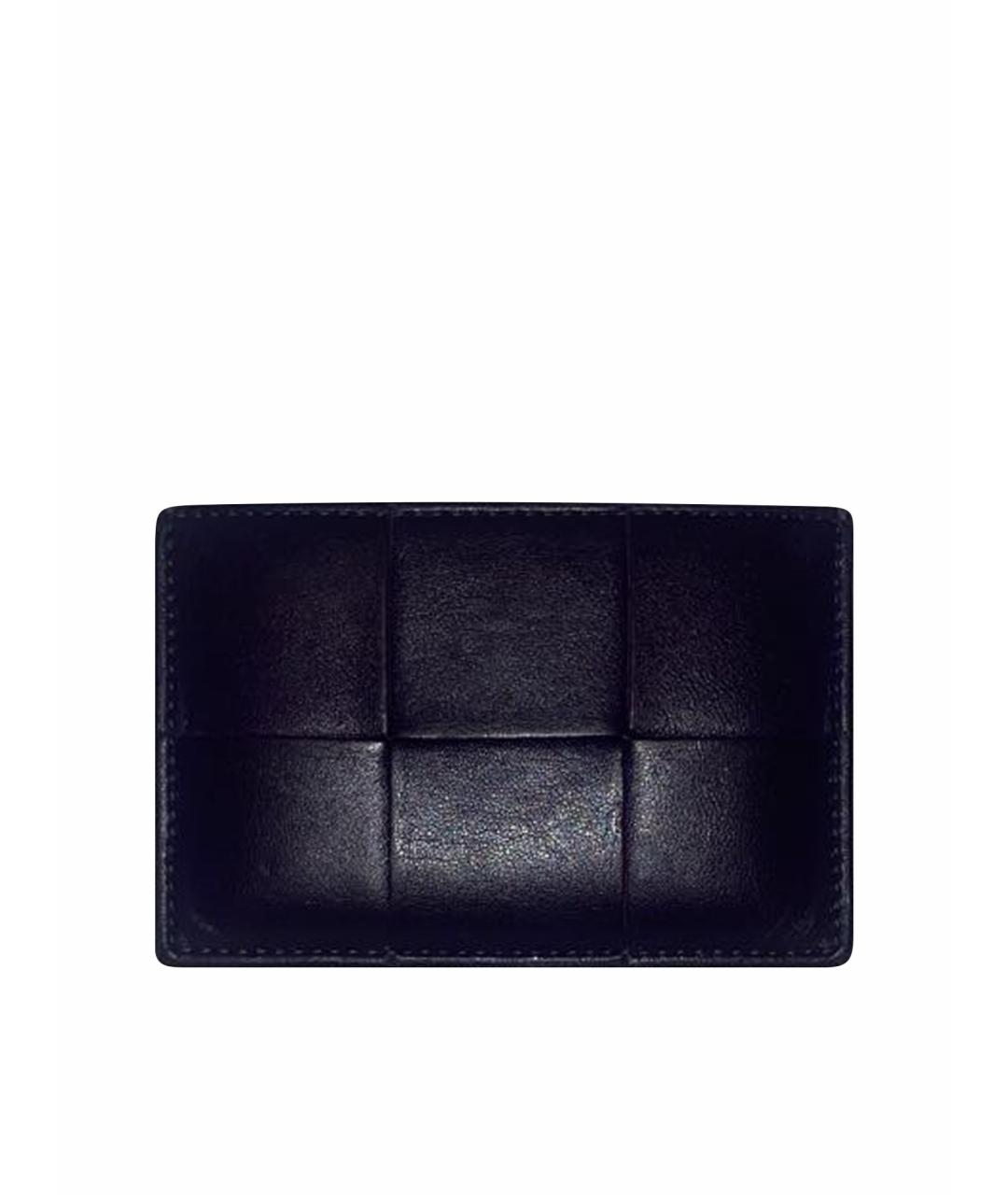 BOTTEGA VENETA Фиолетовый кожаный кардхолдер, фото 1