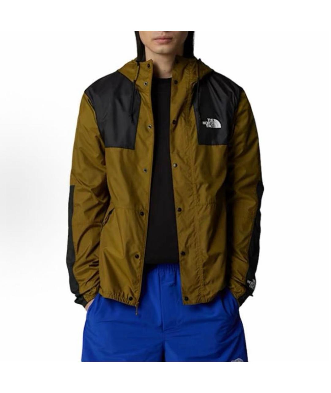 THE NORTH FACE Коричневая полиэстеровая куртка, фото 3