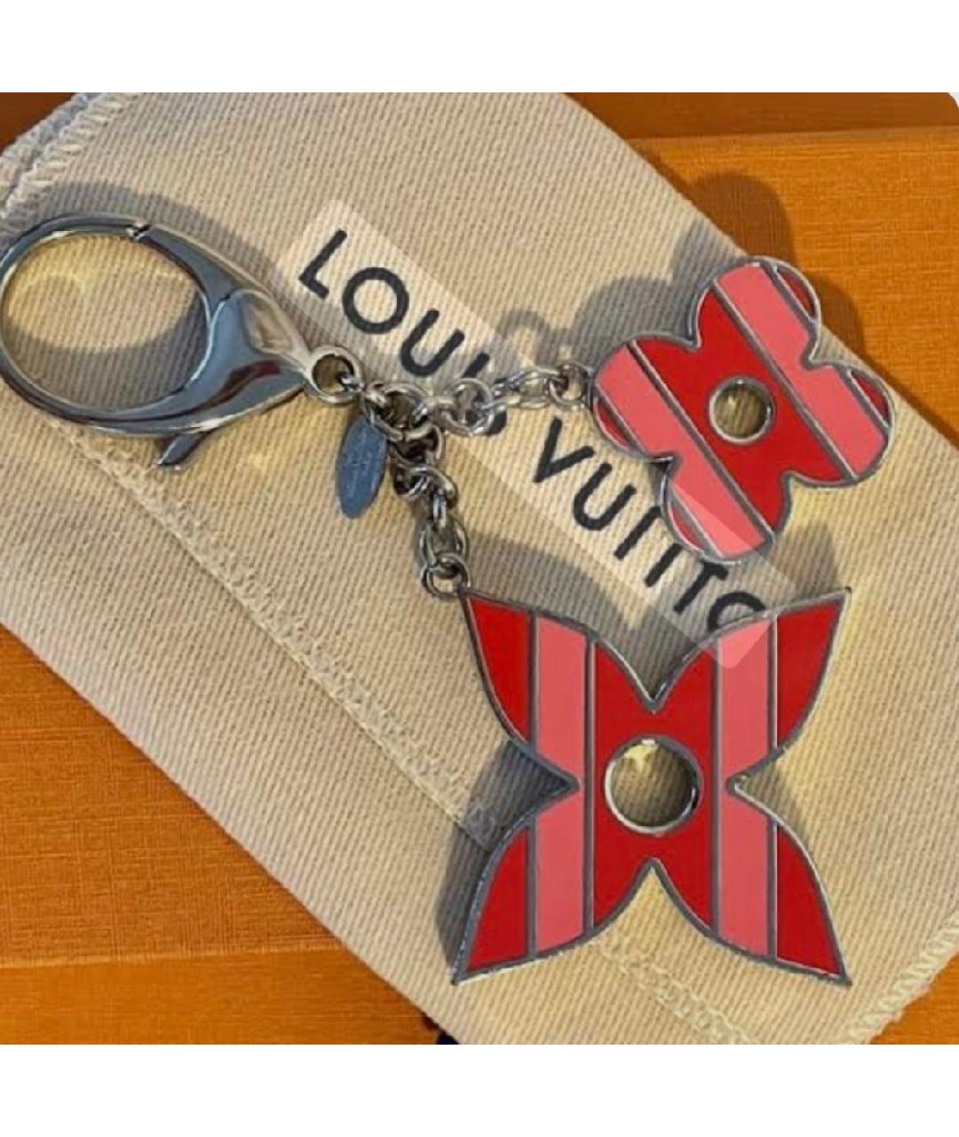 LOUIS VUITTON Красный брелок, фото 3