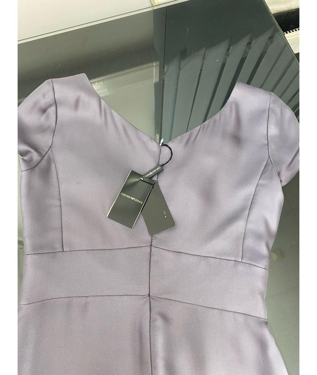 EMPORIO ARMANI Шелковое коктейльное платье, фото 8