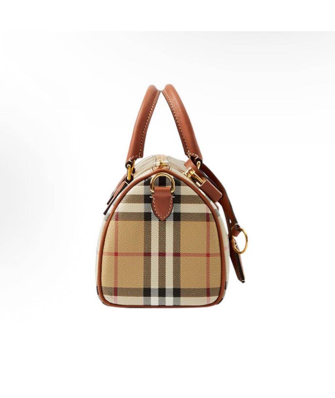 BURBERRY Бежевая сумка с короткими ручками, фото 2