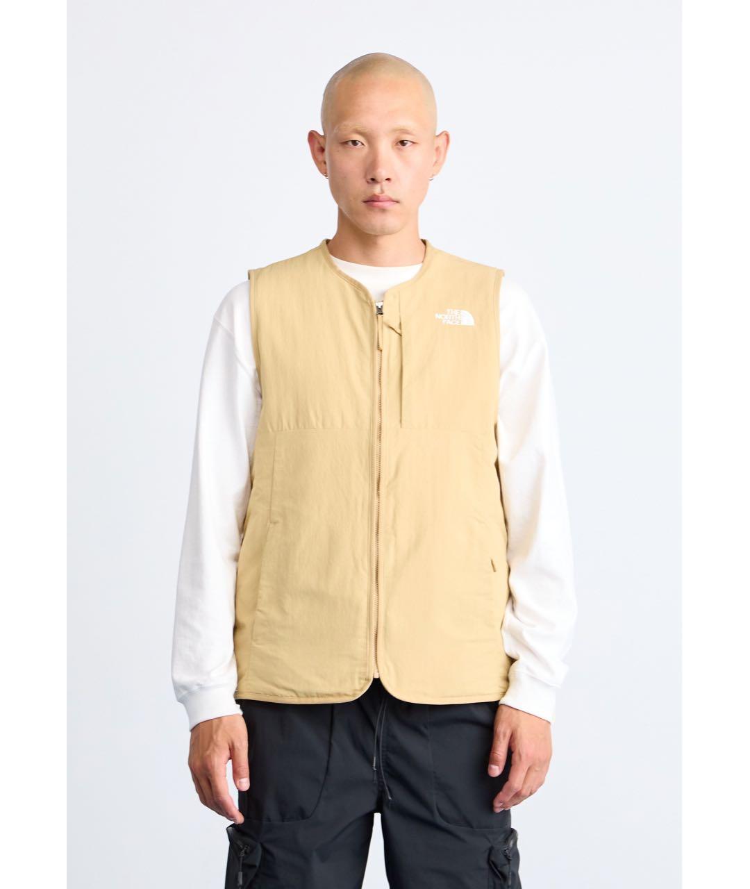 THE NORTH FACE Бежевый полиамидовый жилет, фото 2