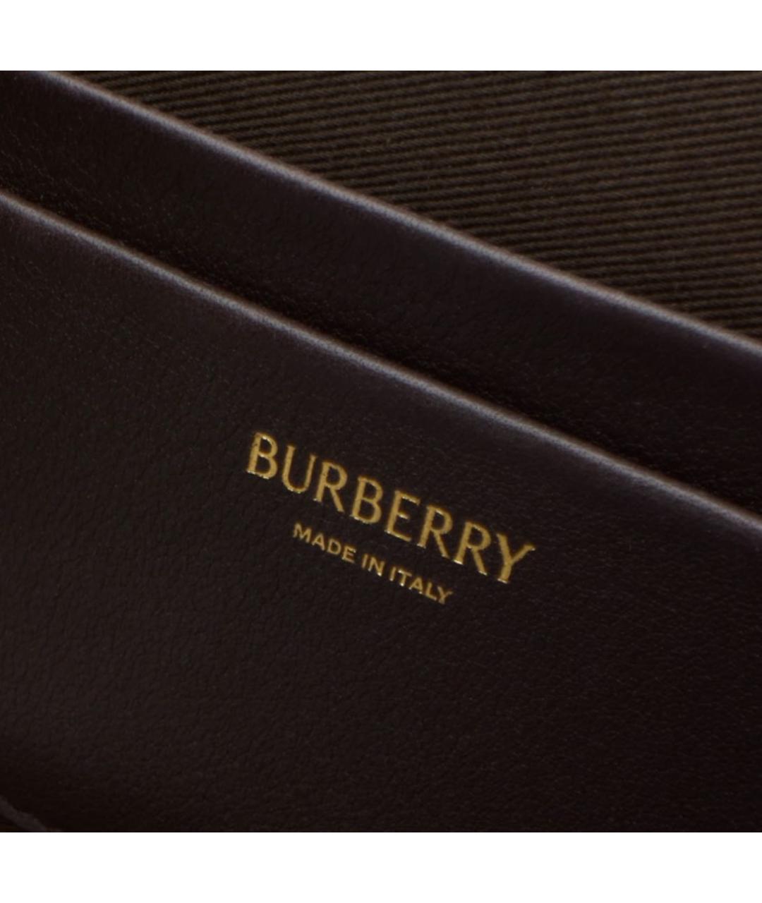 BURBERRY Бежевая кожаная сумка через плечо, фото 4