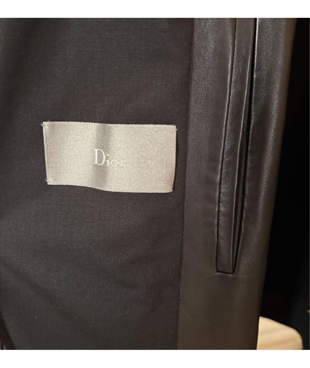 CHRISTIAN DIOR Черная замшевая куртка, фото 4
