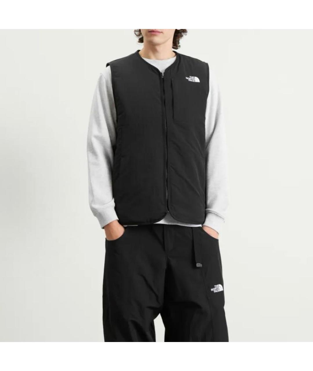 THE NORTH FACE Черный полиамидовый жилет, фото 3