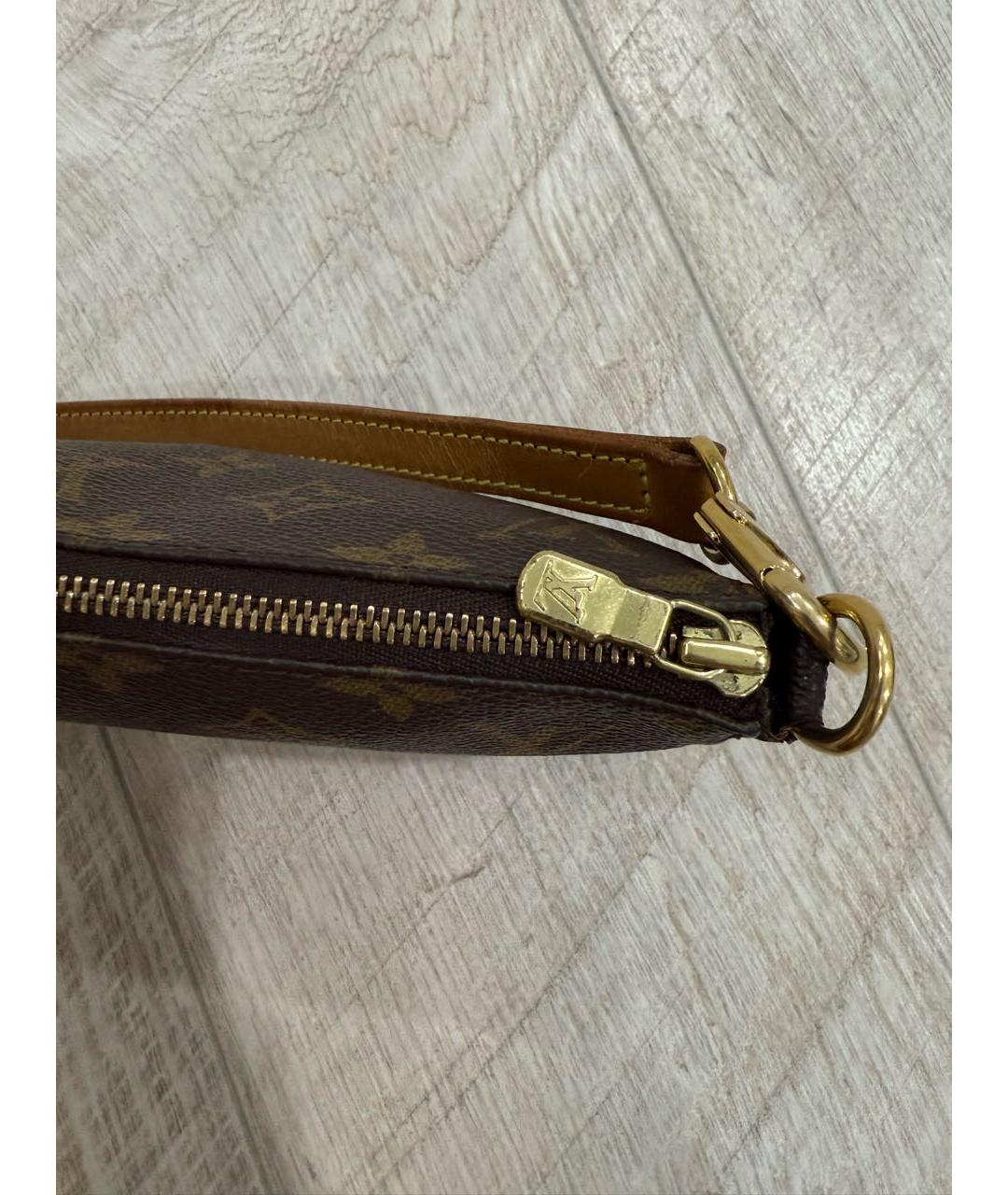 LOUIS VUITTON Коричневая сумка через плечо, фото 4