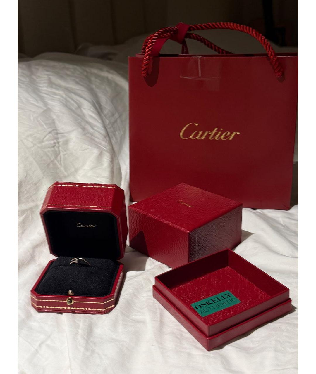 CARTIER Серое кольцо из белого золота, фото 6