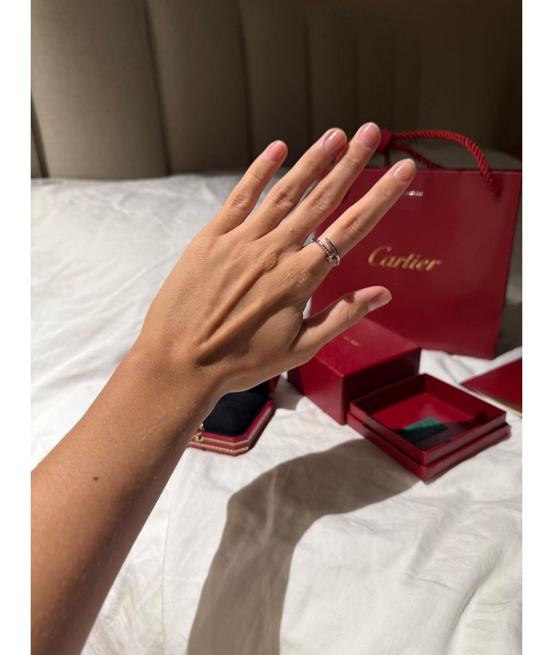 CARTIER Серое кольцо из белого золота, фото 5