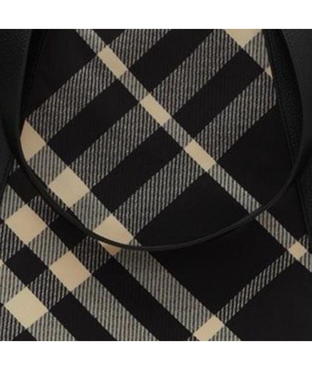BURBERRY Черная сумка тоут, фото 5