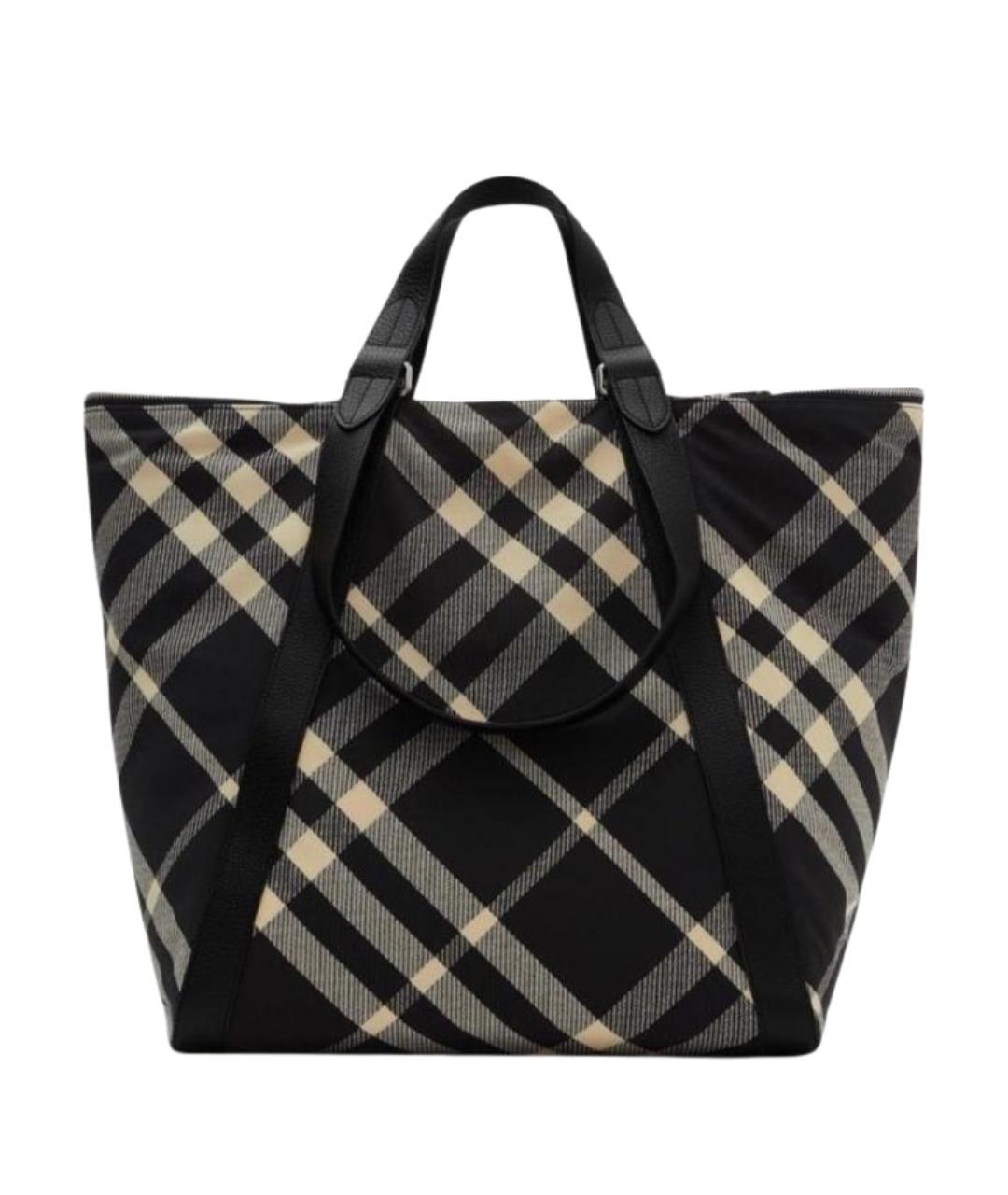 BURBERRY Черная сумка тоут, фото 1