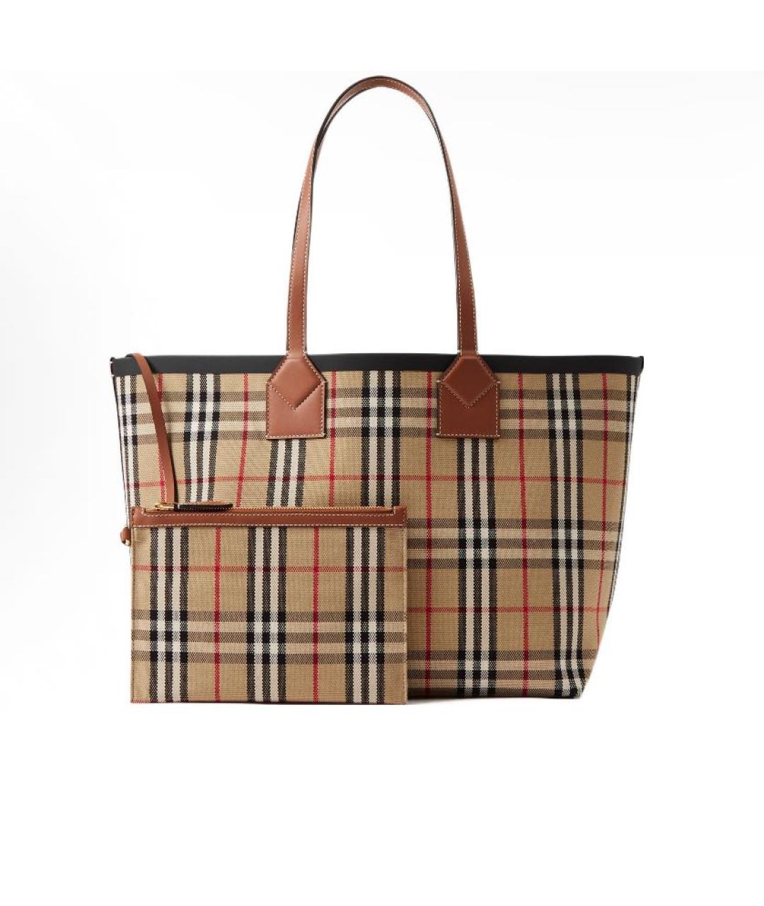 BURBERRY Бежевая сумка тоут, фото 5
