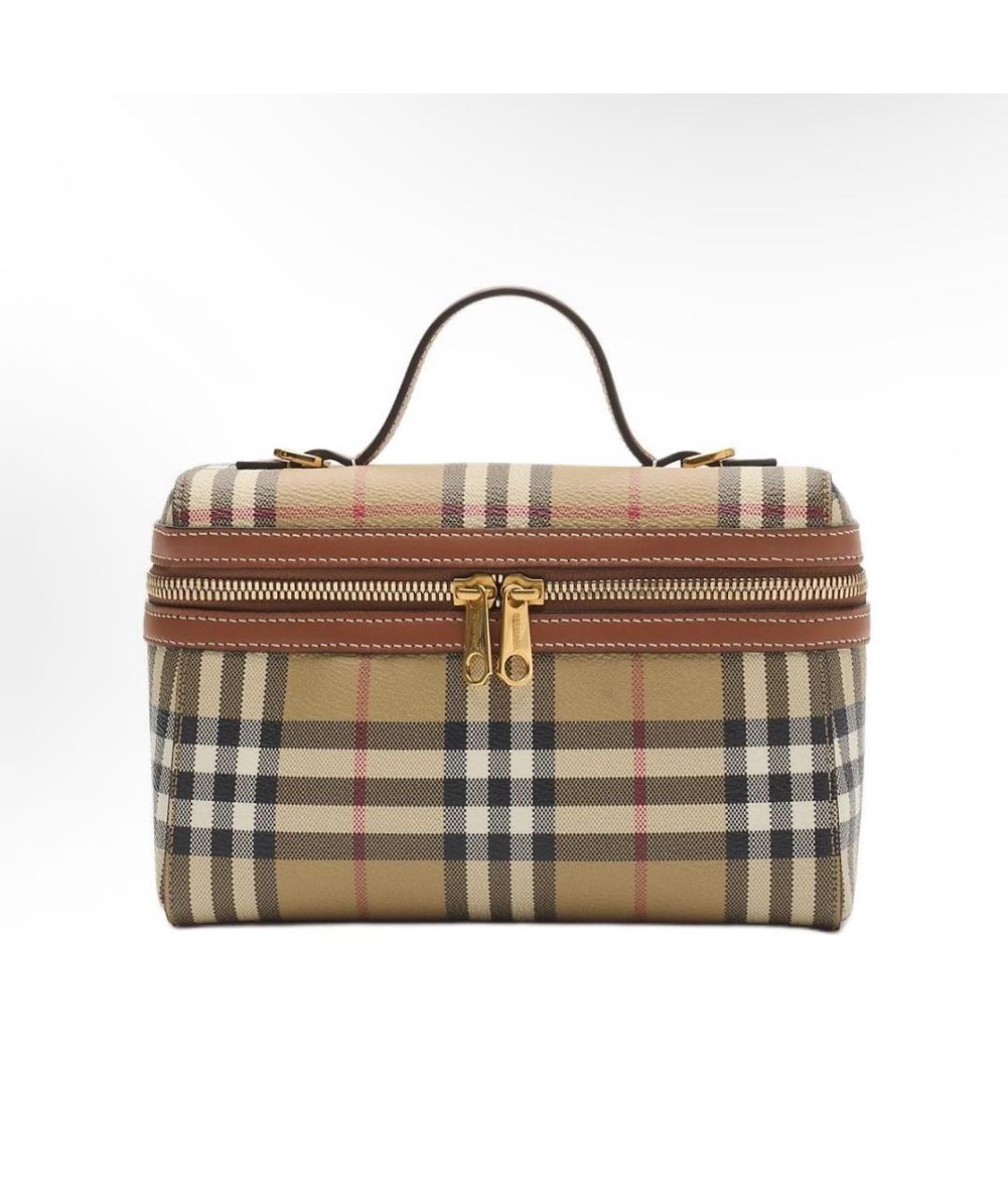 BURBERRY Бежевая сумка с короткими ручками, фото 2